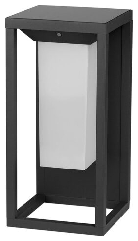 V-TAC LED ηλιακό φωτιστικό επιτοίχιο 2W θερμό λευκό 3000K μαύρο σώμα με ανιχνευτή SKU: 21784