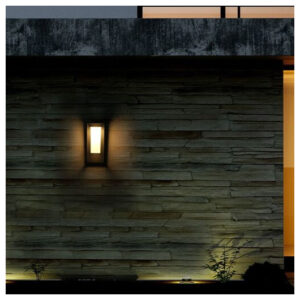 V-TAC LED ηλιακό φωτιστικό επιτοίχιο 2W θερμό λευκό 3000K μαύρο σώμα με ανιχνευτή SKU: 21784