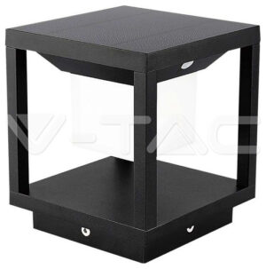 V-TAC LED ηλιακό φωτιστικό κήπου 2W IP65 θερμό λευκό 3000K με μαύρο σώμα