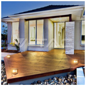 V-TAC LED ηλιακό φωτιστικό κήπου 2W IP65 θερμό λευκό 3000K με μαύρο σώμα