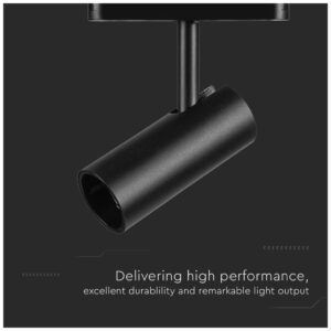 V-TAC LED μαγνητικό spot φωτιστικό ράγας ultra thin 48V 20W SMD 6400K ψυχρό λευκό μαύρο σώμα SKU 10256