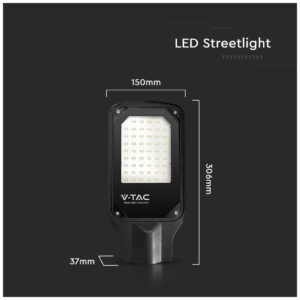 V-TAC LED φωτιστικό δρόμου SMD 50W 6500Κ ψυχρό λευκό SKU:10209