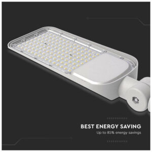 V-TAC LED φωτιστικό δρόμου PRO Samsung Chip με Αισθητήρα Φωτός 100W 11000lm 6400Κ Γκρί – 20435