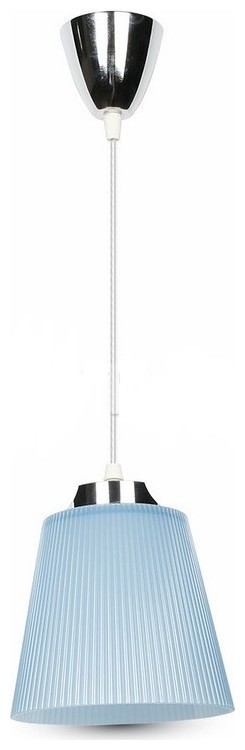 Ολοκληρωμένο Κρεμαστό Φωτιστικό V-TAC 7W Μπλε με Βάση Χρώμιο  Φ150 Φως Ημέρας 8506