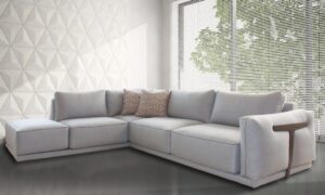 Γωνιακός καναπές Star 300x240x100cm Γκρι - Αριστερή Γωνία - ARSO4569