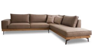 Γωνιακός καναπές Maddy 300x240x98x80cm Καφέ - Δεξιά Γωνία - ARSO4569