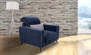 Πολυθρόνα Memory 100x97x90cm Μπλε - ARSO4589