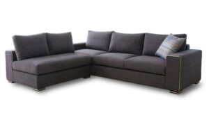 Γωνιακός καναπές Pronto 260x210x98x80cm Ανθρακί - Αναστρέψιμη Γωνία - ARSO4569