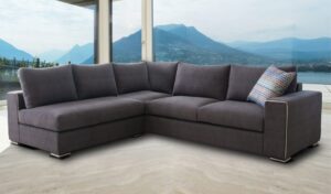 Γωνιακός καναπές Pronto 260x210x98x80cm Ανθρακί - Αναστρέψιμη Γωνία - ARSO4569