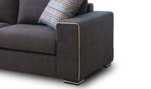 Γωνιακός καναπές Pronto 260x210x98x80cm Ανθρακί - Αναστρέψιμη Γωνία - ARSO4569