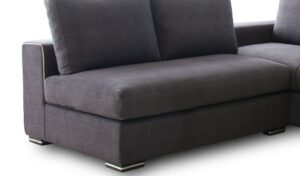 Γωνιακός καναπές Pronto 260x210x98x80cm Ανθρακί - Αναστρέψιμη Γωνία - ARSO4569