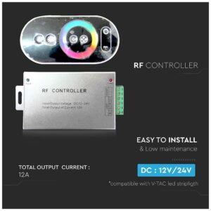 Touch All Colors Controller 12V/24V για ταινία RGB 3312