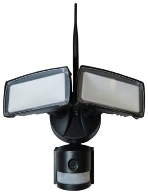 V-TAC προβολέας ασφάλειας LED 18W με  WiFi Sensor Camera Μαύρος Ψυχρό Λευκό 5917