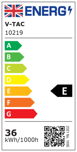 V-TAC LED panel Backlit 60×60 36W 6400K ψυχρό λευκό 120lm/W 10219