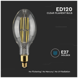 V-TAC Λάμπα LED filament E27 ed120 24W 6400K 160lm/W SKU: 2817