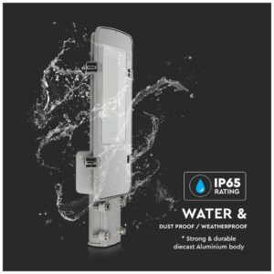 V-TAC Φωτιστικό Δρόμου με Ενσωματωμένο LED σε Γκρι Χρώμα 215271