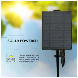 V-TAC Κρεμαστό Ηλιακό Φωτιστικό Γιρλάντα με Θερμό Λευκό Φως