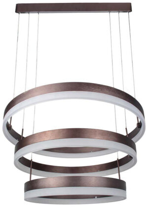 V-TAC Μοντέρνο Κρεμαστό Φωτιστικό με Ενσωματωμένο LED σε Λευκό Χρώμα