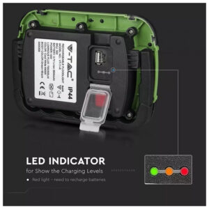 V-TAC Προβολέας IP44 Ισχύος 10W με Φυσικό Λευκό Φως