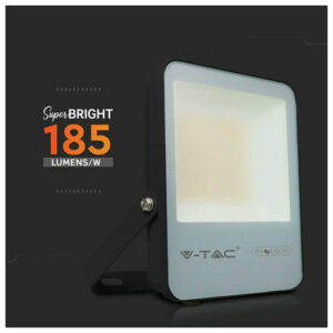 V-TAC Προβολέας LED Samsung chip 30W ψυχρό λευκό 6400K μαύρο σώμα 185lm/W Evolution 20450