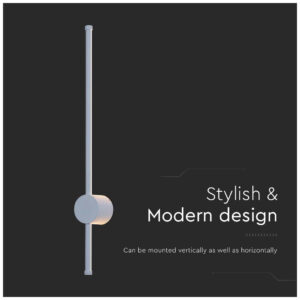 V-TAC Στεγανή Επιτοίχια Πλαφονιέρα Εξωτερικού Χώρου με Ενσωματωμένο LED σε Λευκό Χρώμα 6832