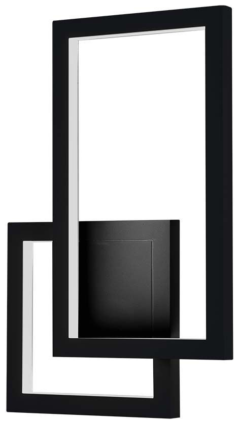 V-TAC Στεγανή Επιτοίχια Πλαφονιέρα Εξωτερικού Χώρου με Ενσωματωμένο LED σε Μαύρο Χρώμα 6842