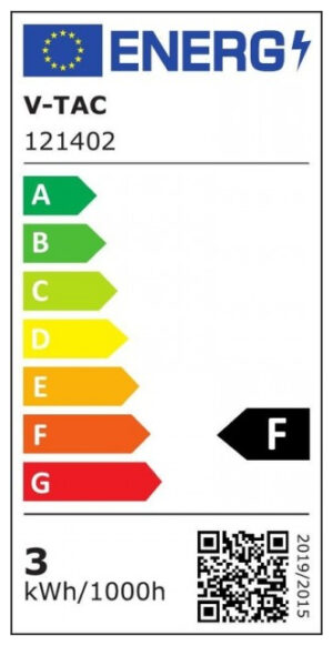 V-TAC Στεγανή Επιτοίχια Πλαφονιέρα Εξωτερικού Χώρου σε Λευκό Χρώμα 121402