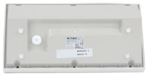 V-TAC Στεγανή Επιτοίχια Πλαφονιέρα Εξωτερικού Χώρου σε Λευκό Χρώμα 6818