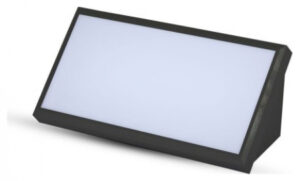 V-TAC Στεγανή Επιτοίχια Πλαφονιέρα Εξωτερικού Χώρου σε Μαύρο Χρώμα 6812