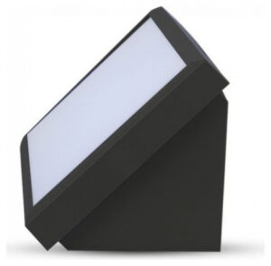 V-TAC Στεγανή Επιτοίχια Πλαφονιέρα Εξωτερικού Χώρου σε Μαύρο Χρώμα 6812