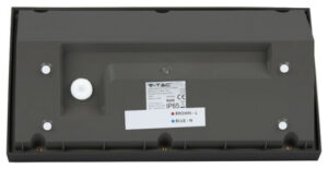 V-TAC Στεγανή Επιτοίχια Πλαφονιέρα Εξωτερικού Χώρου σε Μαύρο Χρώμα 6812