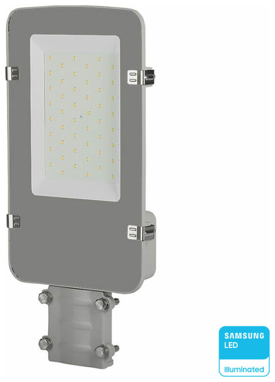 V-TAC Στεγανό Φωτιστικό Δρόμου με Ενσωματωμένο LED σε Γκρι Χρώμα 215251