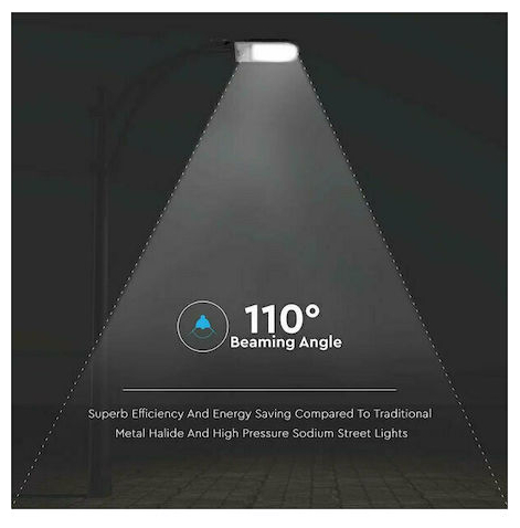 V-TAC Φωτιστικό Δρόμου LED SMD 50W 4200lm 110° Samsung Chip Ψυχρό Λευκό IP65 21540