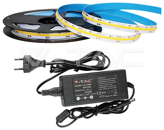 LED Light Σετ IP20 24V 6000K 512 LED 12W/m /2651 + 3272/