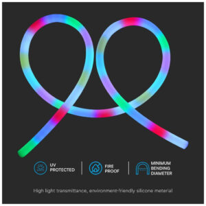 V-TAC Ταινία Neon Flex LED Τροφοδοσίας 24V RGB Μήκους 5m