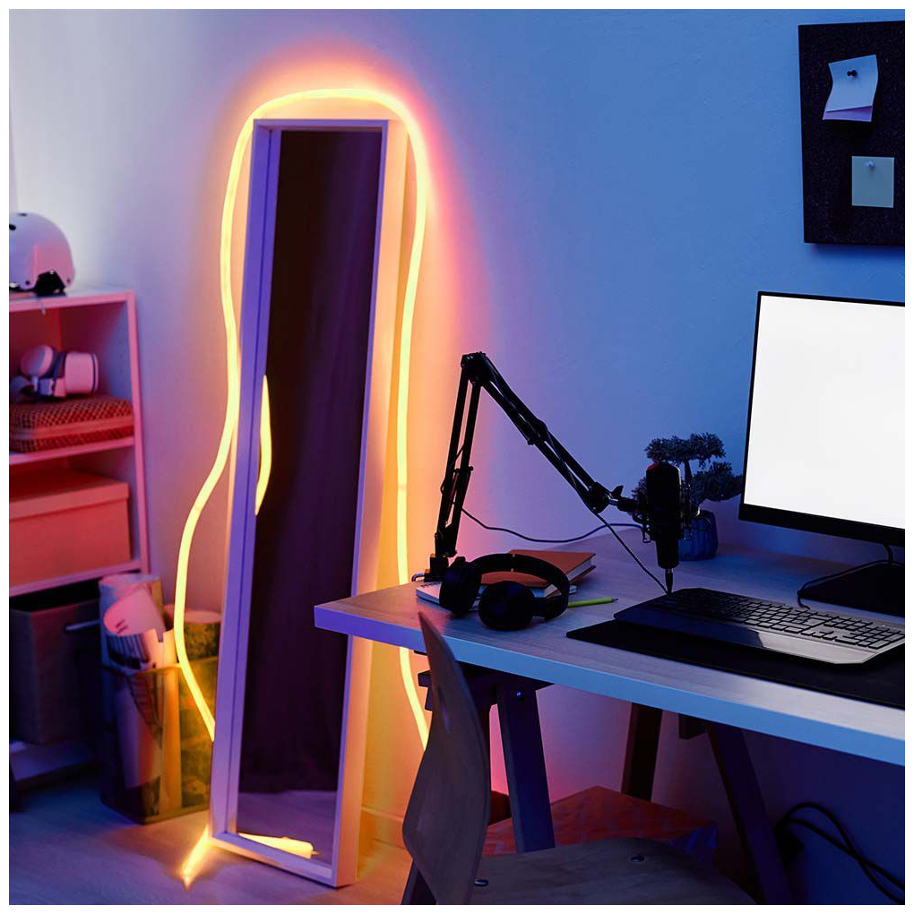 V-TAC Ταινία Neon Flex LED Τροφοδοσίας 24V με Θερμό Λευκό Φως Μήκους 10m