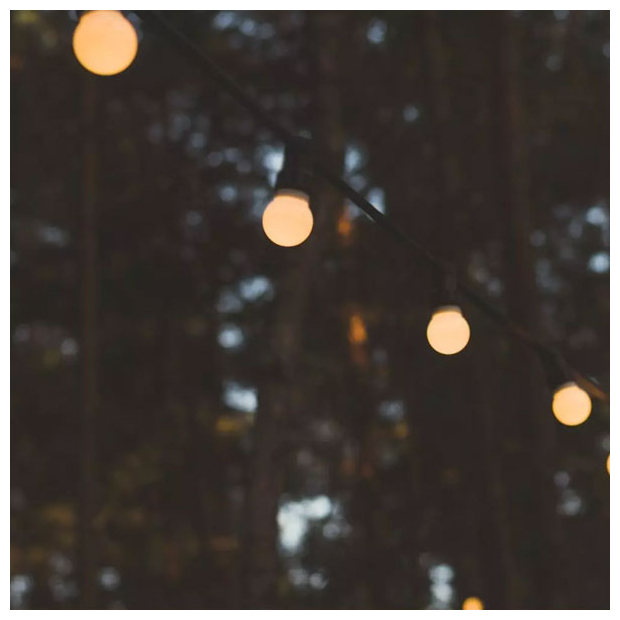 V-TAC Φωτιστικό Γιρλάντα 10m με 20 Λάμπες (0.5Wx20) 960lm Ψυχρό Λευκό Αδιάβροχο 217440