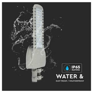 V-TAC Φωτιστικό Δρόμου LED SLIM 150W 120° 20300lm Samsung Chip Φυσικό Λευκό Γκρι Σώμα IP65 21962