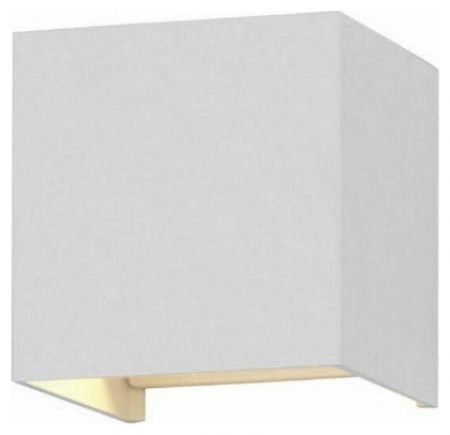 V-TAC Επιτοίχιο Φωτιστικό LED 5W 230V 5°-120° 700lm IP65 Τετράγωνο Up-Down Άσπρο Ζεστό Λευκό 217079