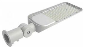 V-TAC LED φωτιστικό δρόμου Samsung SMD 30W 6500Κ ψυχρό λευκό 100lm/W με ρυθμιζόμενο αντάπτορα 20423
