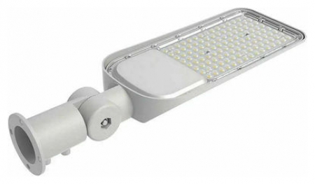 V-TAC LED φωτιστικό δρόμου Samsung SMD 30W 6500Κ ψυχρό λευκό 100lm/W με ρυθμιζόμενο αντάπτορα 20423