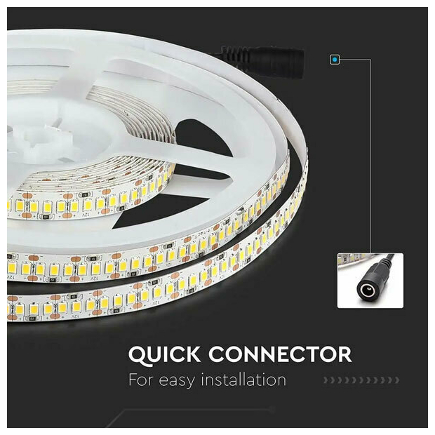 V-TAC LED Ταινία 17W Dimmable 1700lm/m Φυσικό 4000K 5 Μέτρα 212462