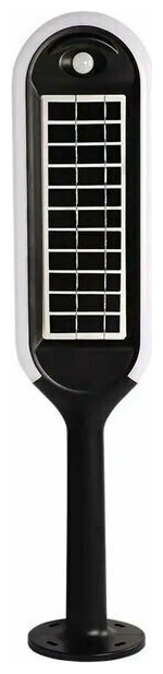 V-TAC Ηλιακό Φωτιστικό Κήπου LED SMD 2σε1 5W με Αισθητήρα Μέρας-Νύχτας και Κίνησης Αδιάβροχο IP65 400lm 120° Ζεστό Λευκό Μαύρο Σώμα 6666