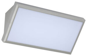 V-TAC Αδιάβροχη Απλίκα LED Διάχυτη 20W 1000lm 110° Γκρι Σώμα Φυσικό Λευκό 218237