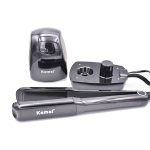 Επαγγελματική Πρέσα Μαλλιών με Ατμό Kemei KM-9090 Steam Pod Plywood