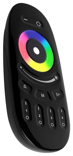 V-TAC Ασύρματο Τηλεχειριστήριο Αφής για Ταινίες LED RGB+W Μαύρο 2924