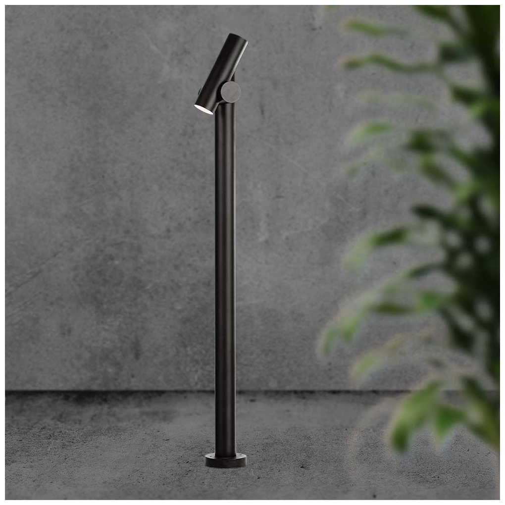 V-TAC Επιδαπέδιο Φωτιστικό Κήπου Διπλό Σποτ LED 4W 390lm 90° IP44 Περιστρεφόμενο Ζεστό Λευκό Μαύρο Σώμα 10475