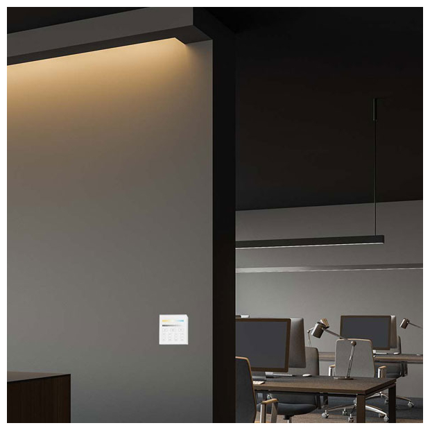 V-TAC Επιτοίχιο Controller Αφής WiFi 4 Ζωνών για Ταινίες LED CCT Άσπρο 2916