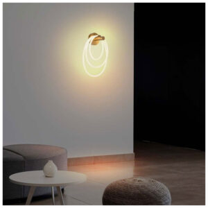 V-TAC Επιτοίχιο Φωτιστικό LED 37W 230V 3940lm IP20 Ζεστό Λευκό Χρυσό Σώμα 15348