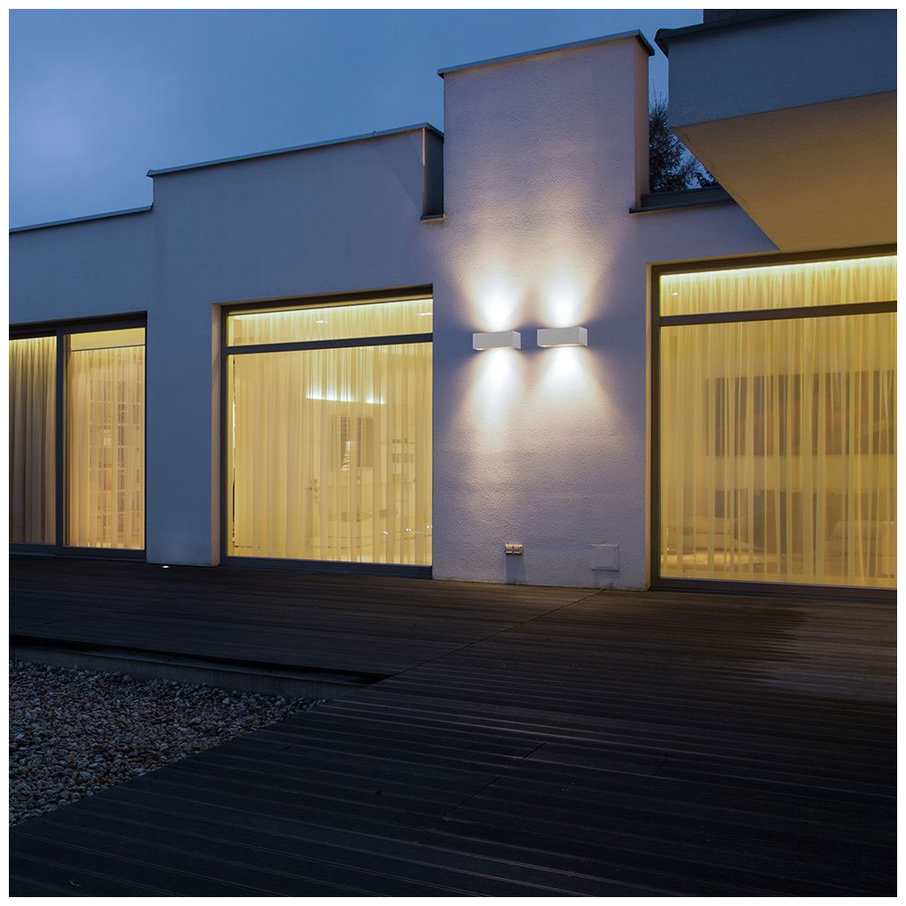 V-TAC Επιτοίχιο Φωτιστικό/Απλίκα Τοίχου LED 9W 230V 850lm 90° IP65 Up-Down Medium Γκρι Σώμα Ψυχρό Λευκό 218241